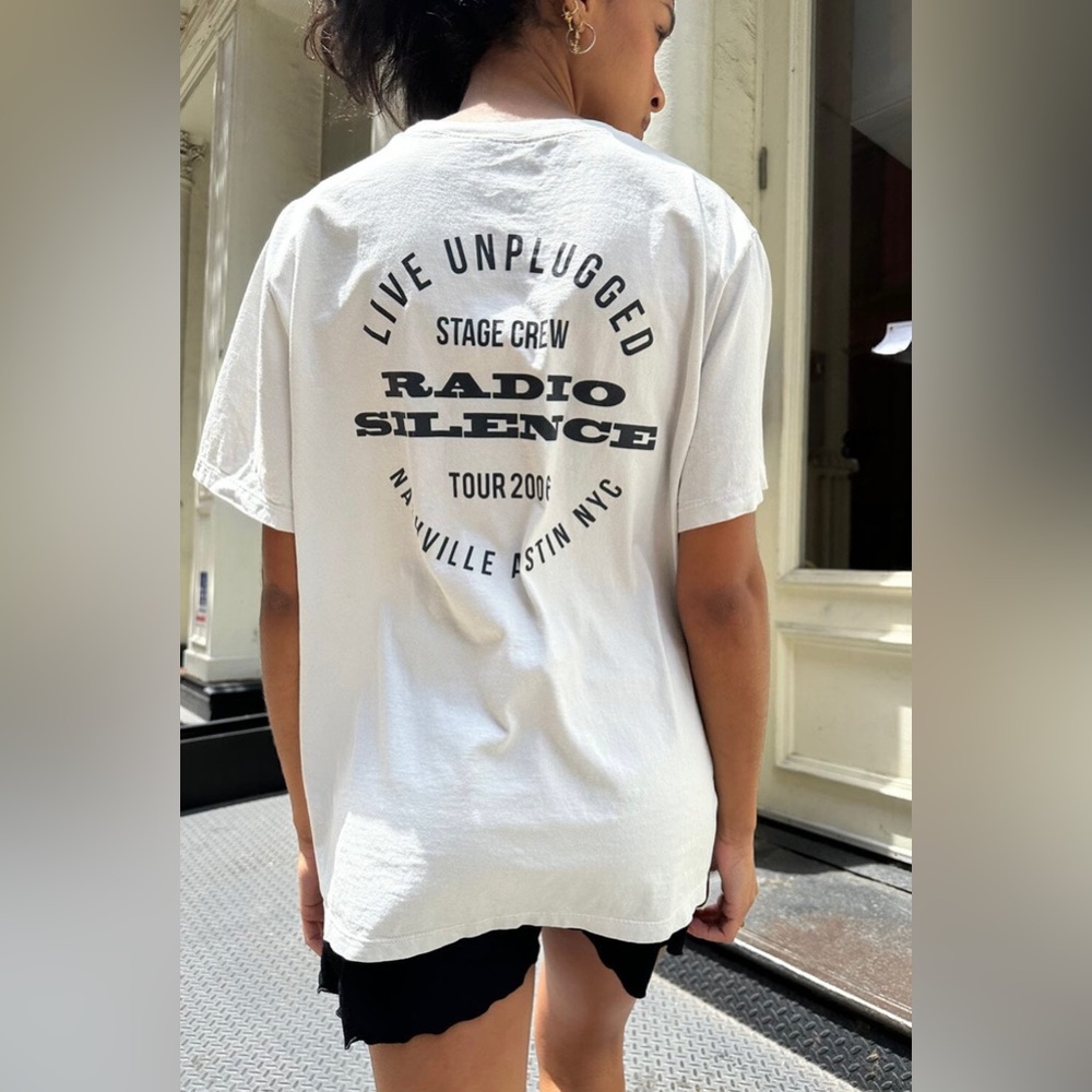 NWT John Galt / Brandy Melville Radio Silent Tee